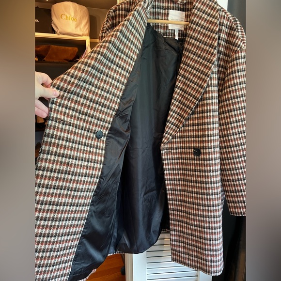 Avec Les Filles Plaid Shawl Collar Coat - Picture 9 of 11